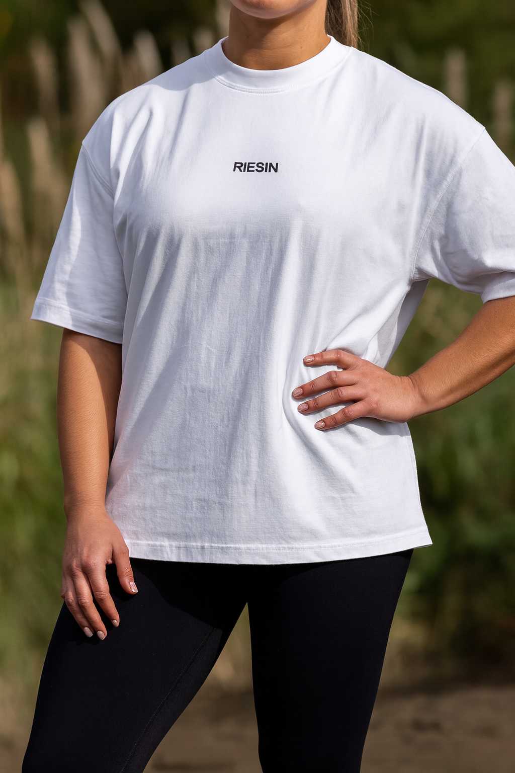 More Reps Oversized Tee - White