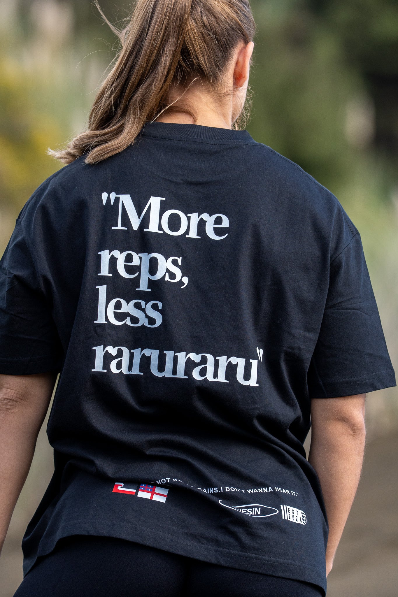 More Reps Oversized Tee - Black