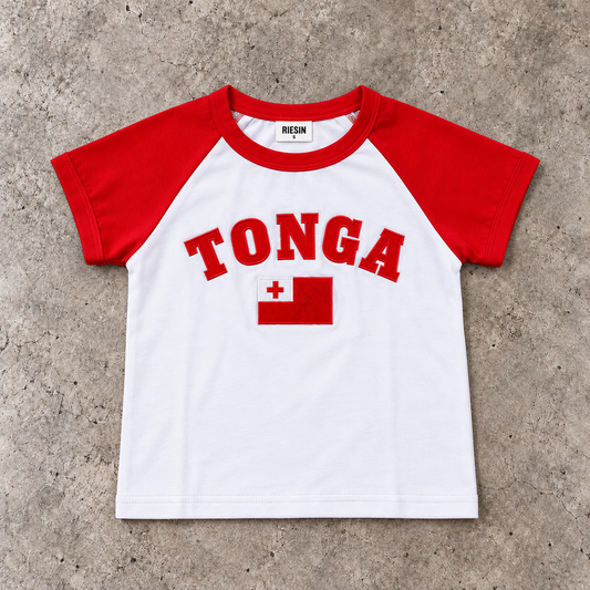 Tonga Kids Tee - White
